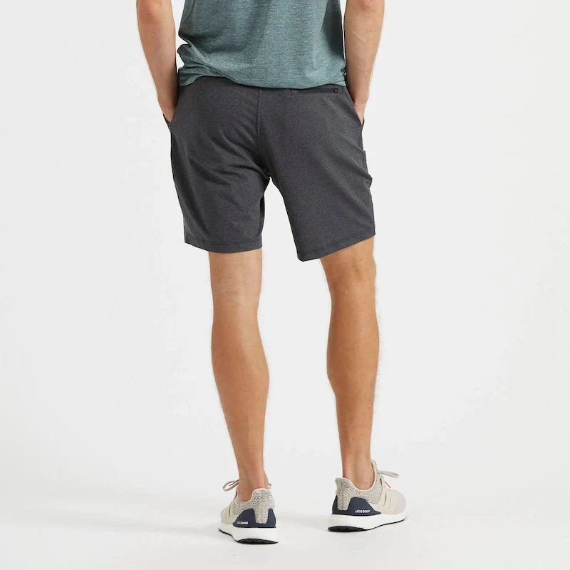 Vuori Ponto Short - Charcoal Heather - Image 3