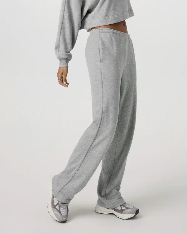 Vuori Sedona Straight Leg Sweatpant - Light Heather Grey - Image 4