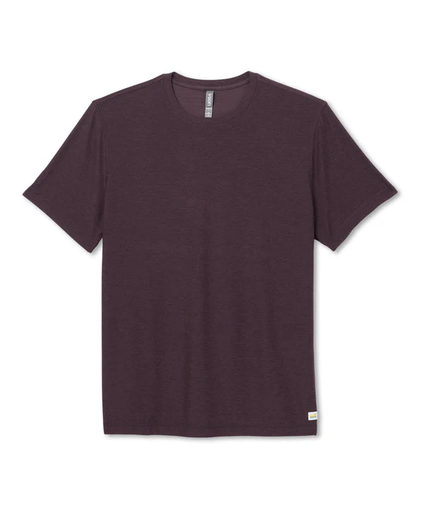 Vuori Strato Tech Tee - Raisin Heather - Image 5
