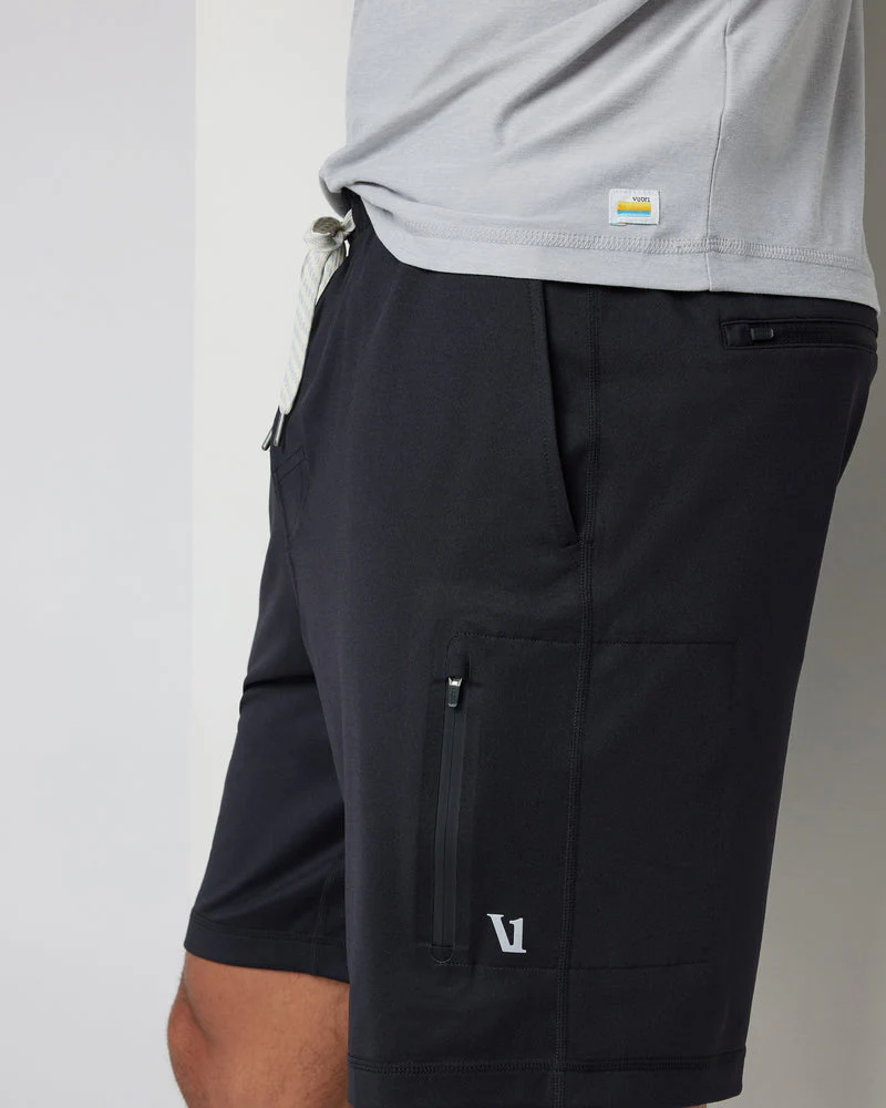 Vuori Sunday Performance Short 8" - Black - Image 3