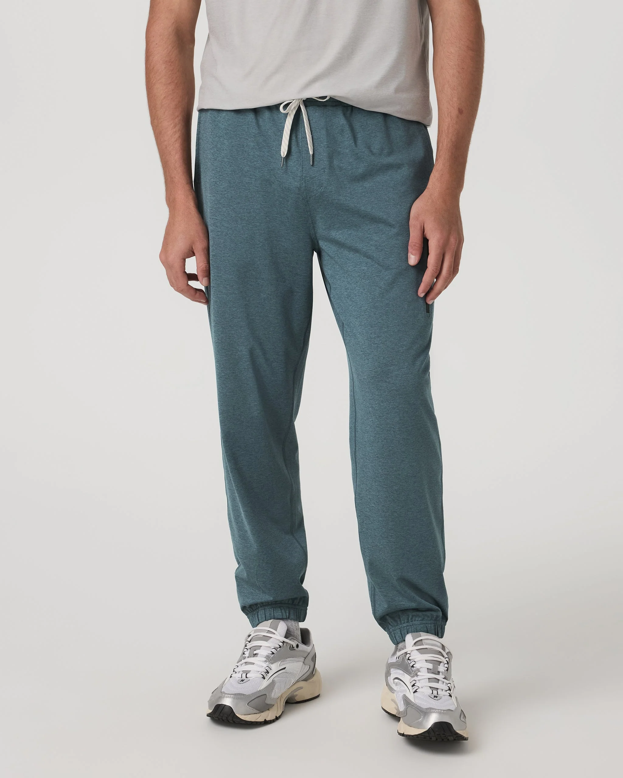 Vuori Men's Sunday Sweatpant - Blue Sea Heather