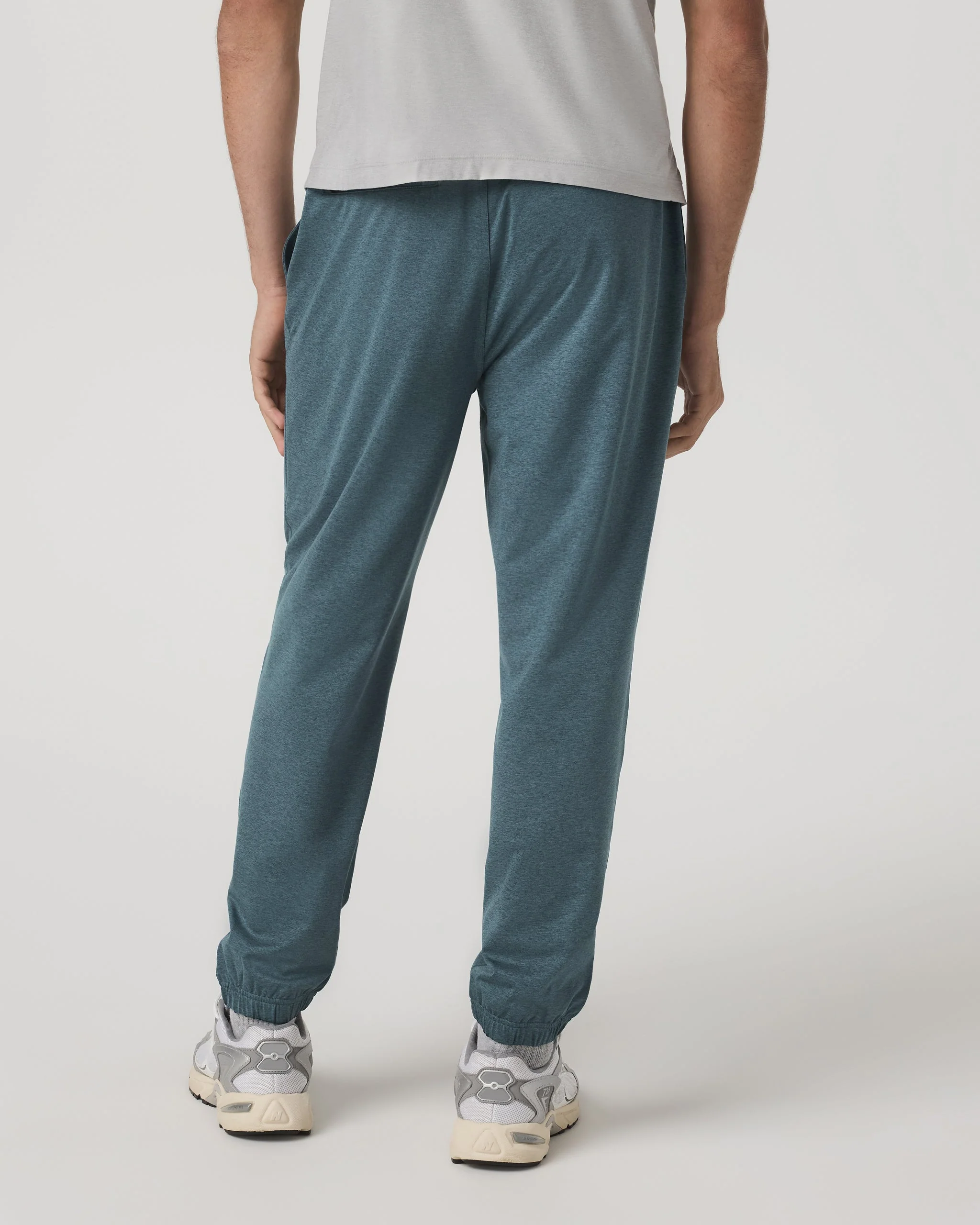 Vuori Men's Sunday Sweatpant - Blue Sea Heather - Image 2