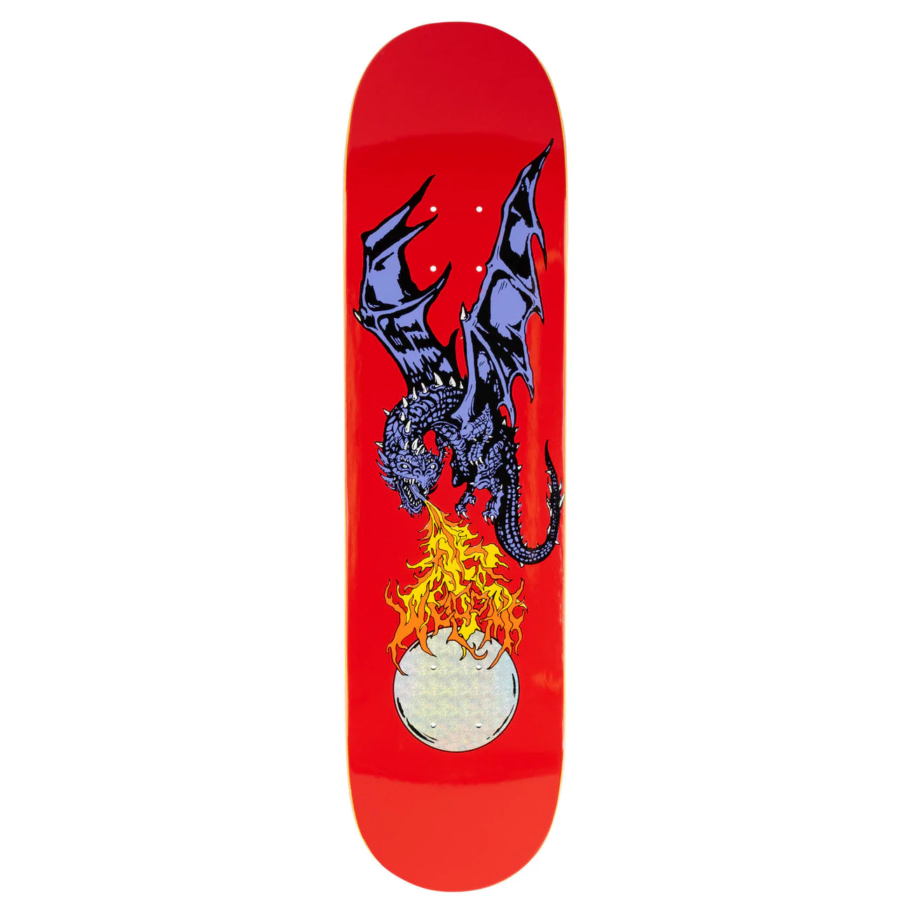 Welcome Firebreather on Popsicle 8" Skate Deck - RED/PRISM FOIL