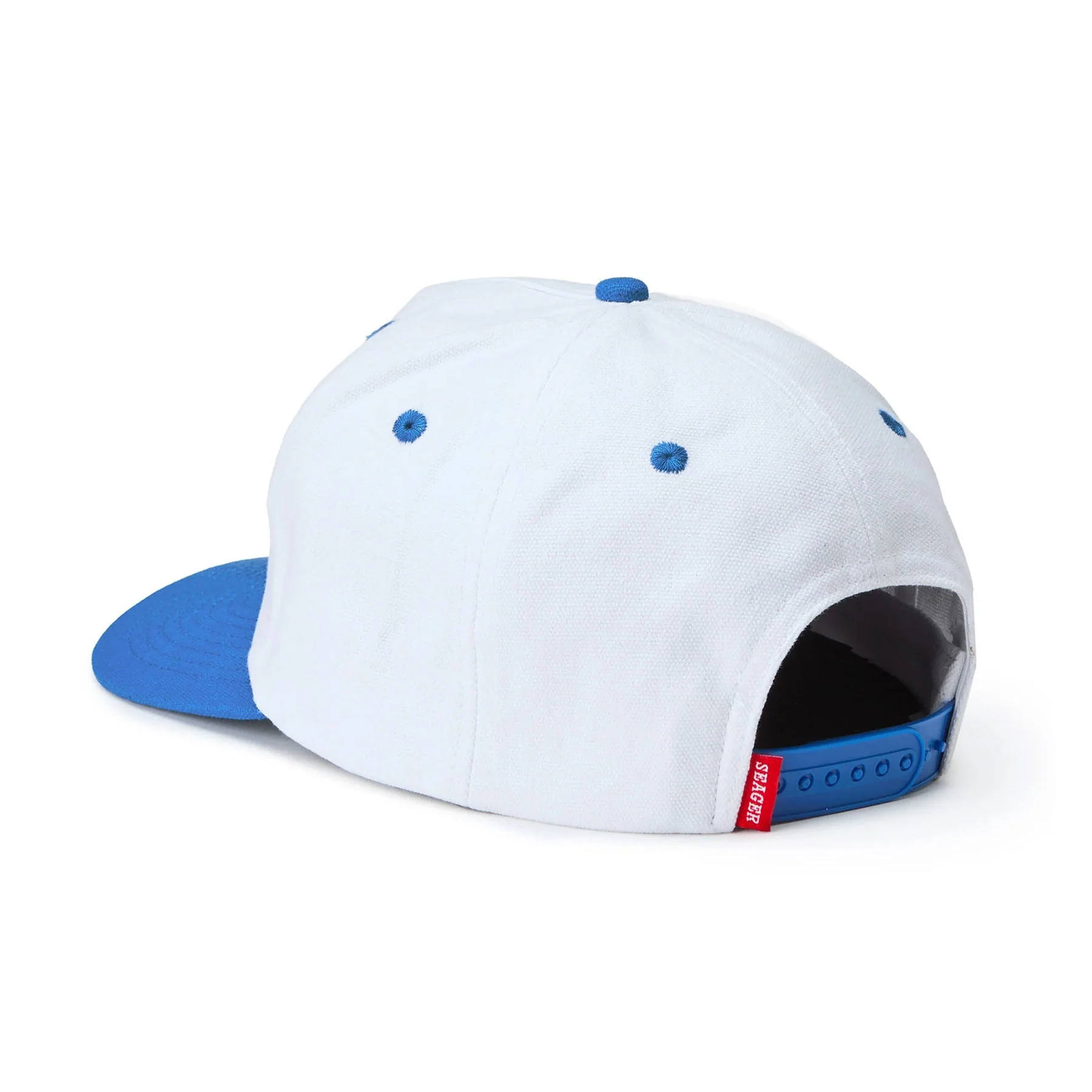 SEAGER WILSON SNAPBACK - WHITE/BLUE - Image 3