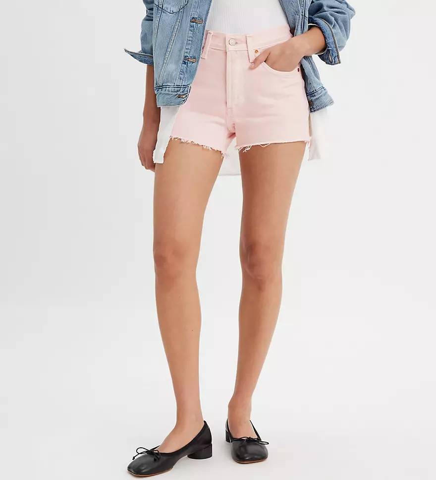 LEVI'S 501 ORIGINAL SHORT - Dusty/Chalk/Pink - Image 3