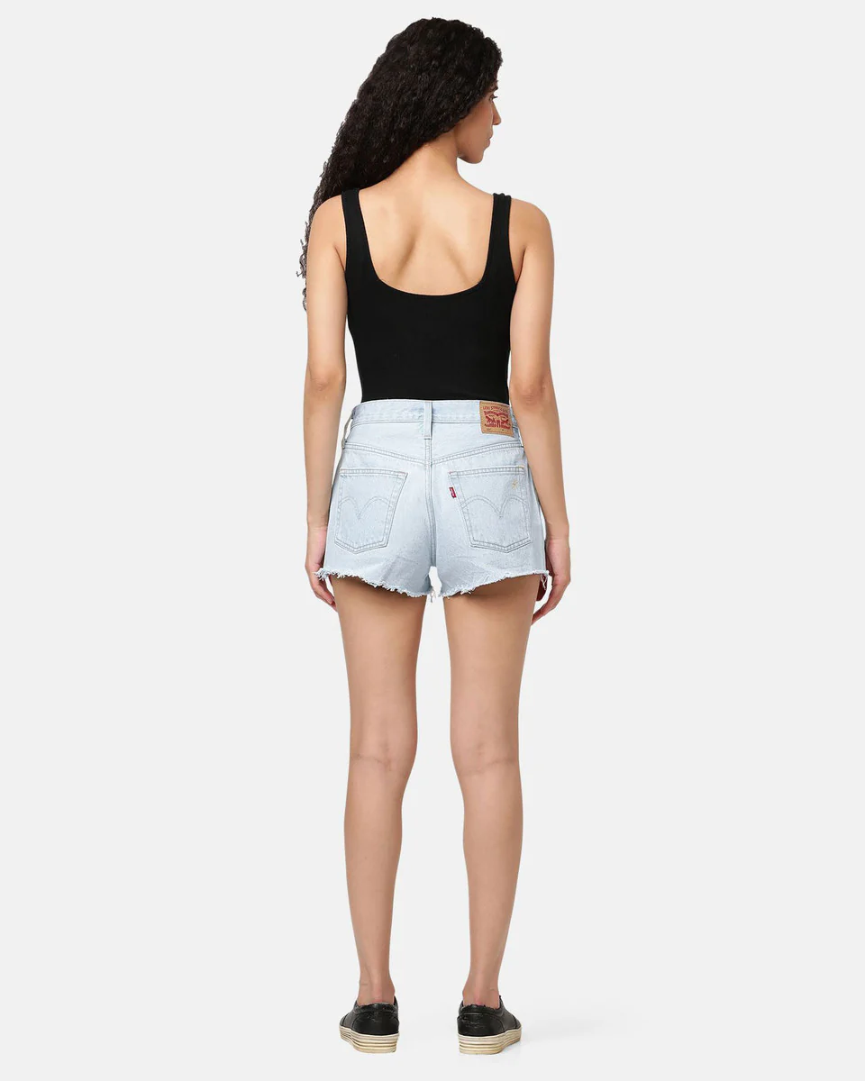 LEVI'S 501 ORIGINAL FIT HIGH RISE SHORTS - BLOSSOM GARDEN - Image 3
