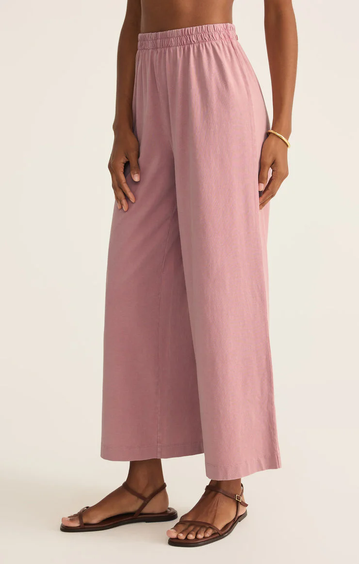 Z-Supply Scout Jersey Pant - Pink Smoke