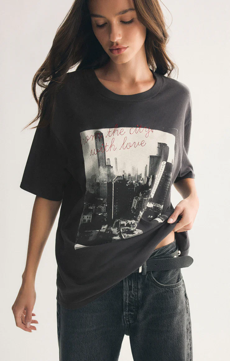 Z-Supply Big Apple City Tee - Black Sand