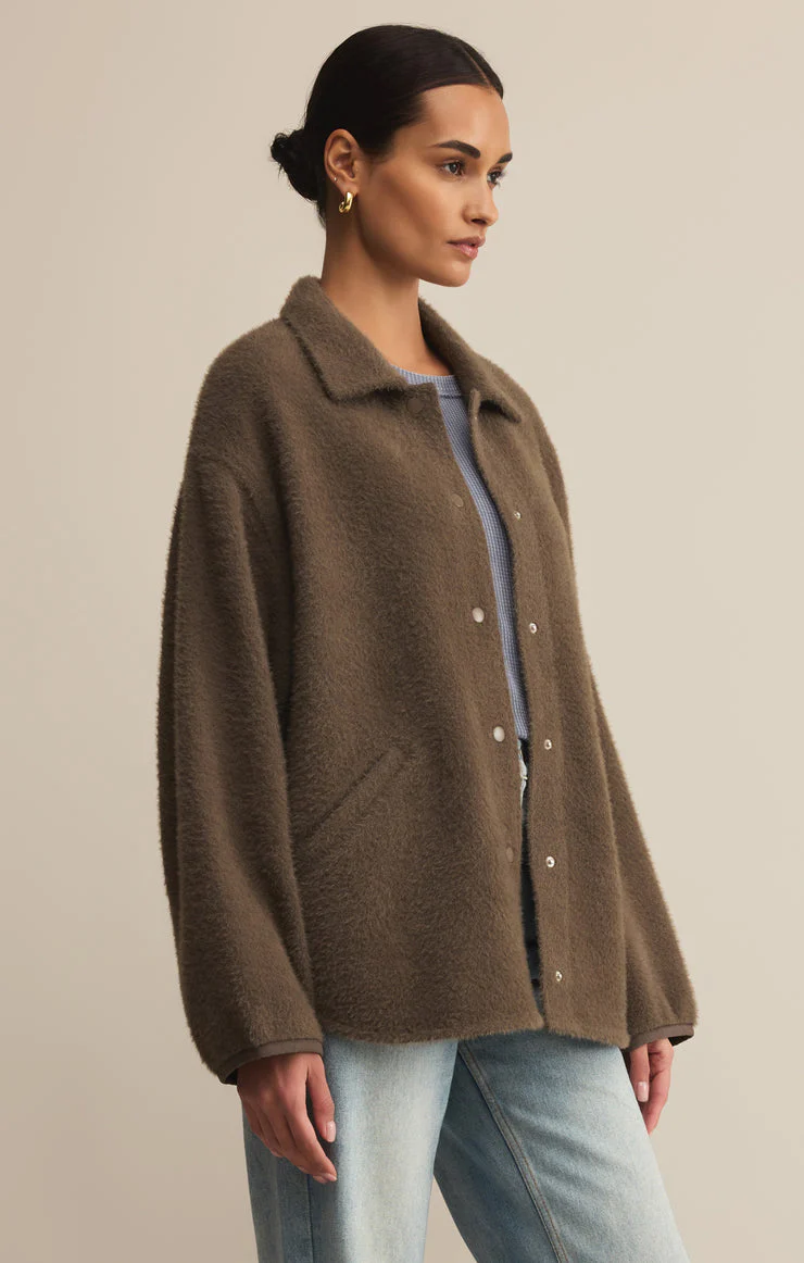 Z-Supply Bronx Sweater Knit Jacket - Tavern - Image 3