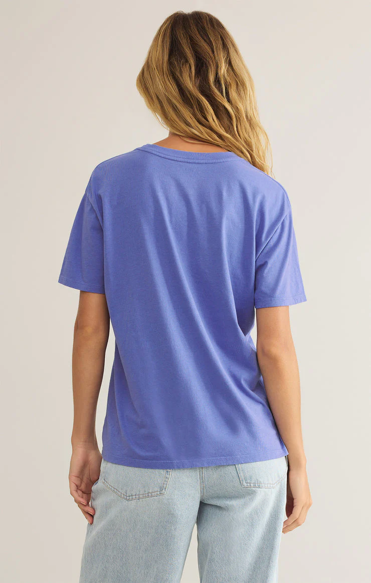 Z-Supply Good Things Boyfriend Tee - SKY BLUE - Image 2