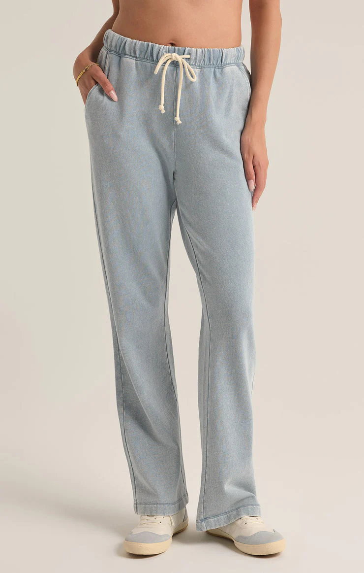 Z-Supply Hunter Knit Denim Pant - WASHED INDIGO