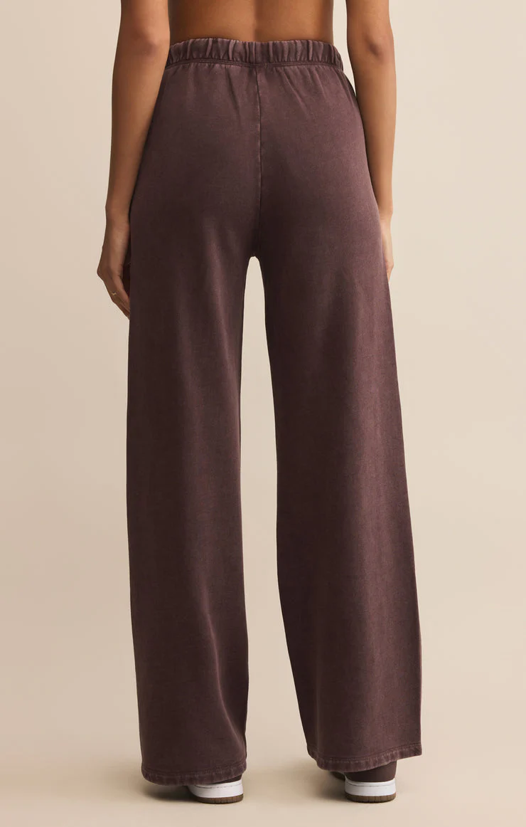 Z-Supply Hunter Knit Pant - Chocolate Cherry - Image 2
