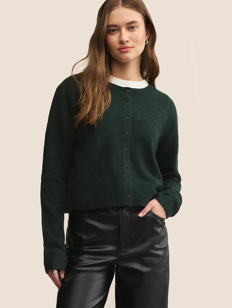 Z-Supply Medina Cozy Cardigan - Garland Green