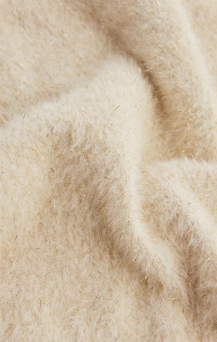 Z-Supply Merry Gold Sweater - Warm White - Image 3
