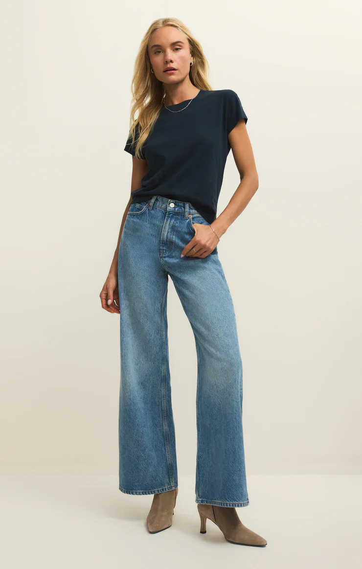 Z-Supply Modern Slub Tee - Eclipse - Image 4