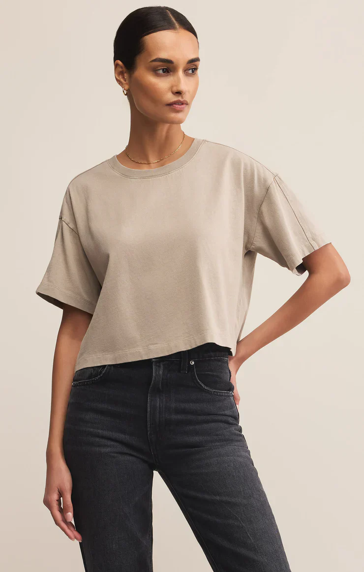 Z-Supply On The Go Cotton Jersey Tee - Retreat