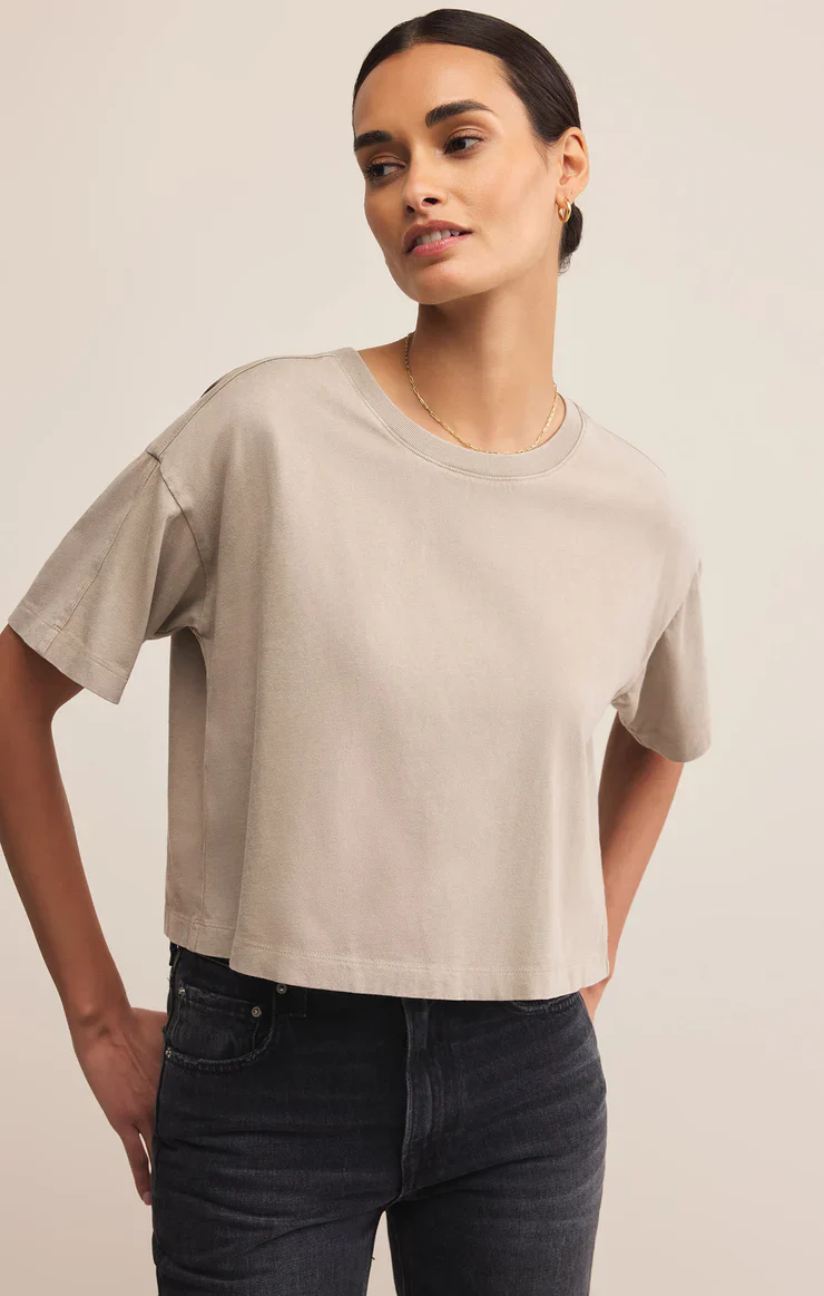 Z-Supply On The Go Cotton Jersey Tee - Retreat - Image 4