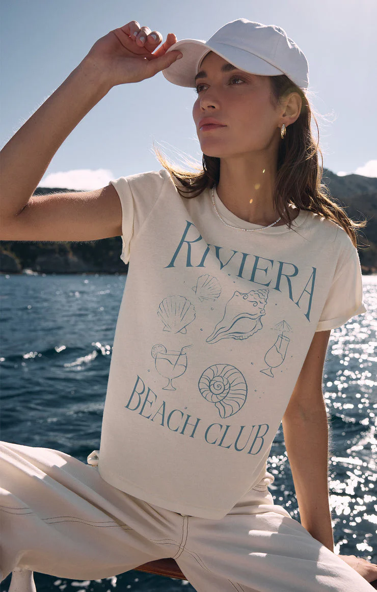 Z-Supply Riviera Tourist Tee - SEA SALT