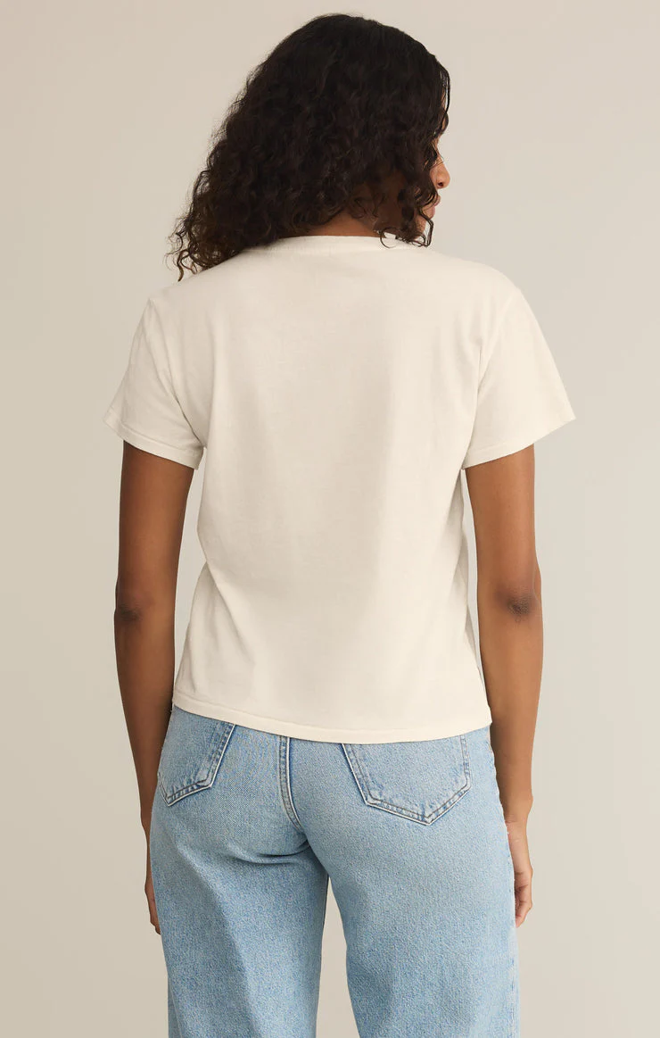 Z-Supply Riviera Tourist Tee - SEA SALT - Image 3