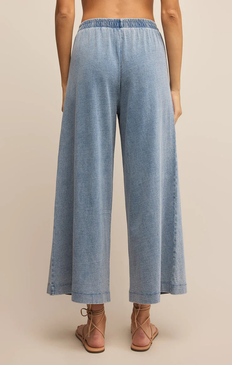 Z-Supply Scout Jersey Denim Pant - MEDIUM INDIGO - Image 2