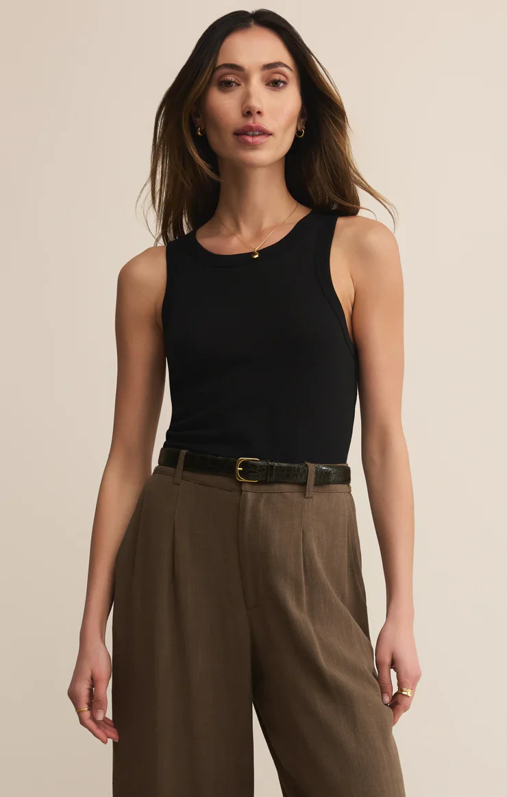 Z-Supply Select Airy Tank - Black - Image 2