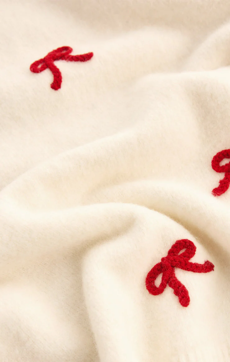 Z-Supply Tie The Ribbon Sweater - Warm White - Image 2