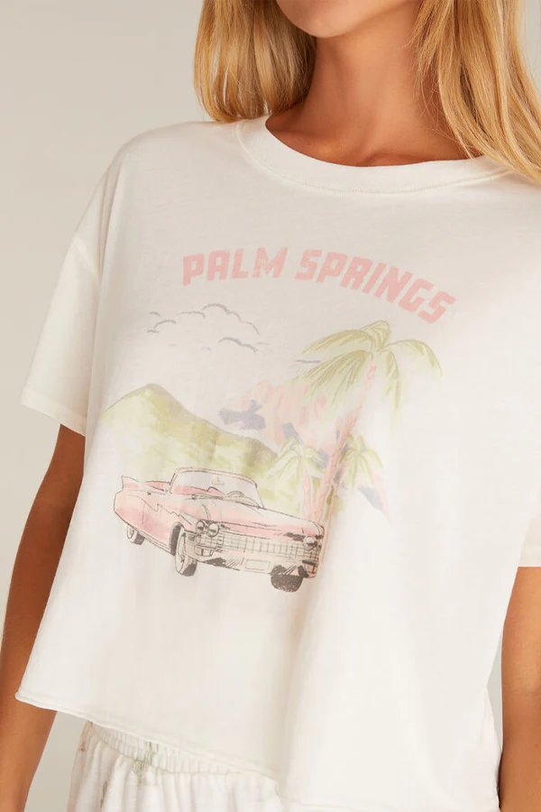 Z-Supply Vintage Palm Springs Tee - BONE - Image 3