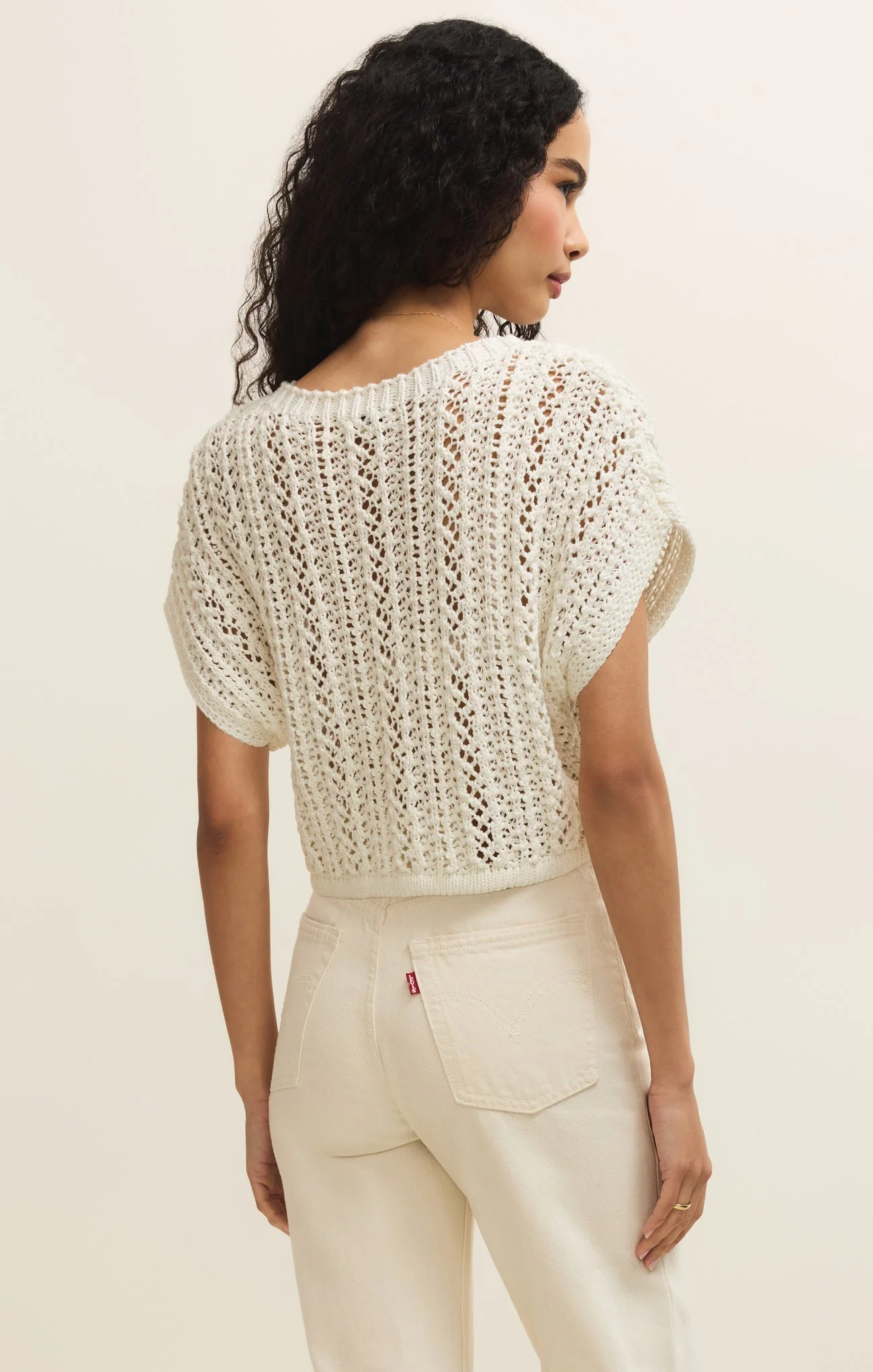 Z-Supply Women's Ballast Crochet Shirt - White - Image 2