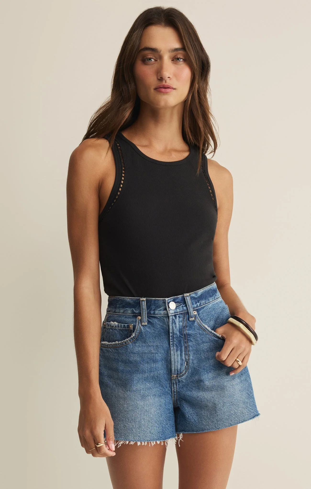 Z-Supply Women's Boa Rib Tank - Black