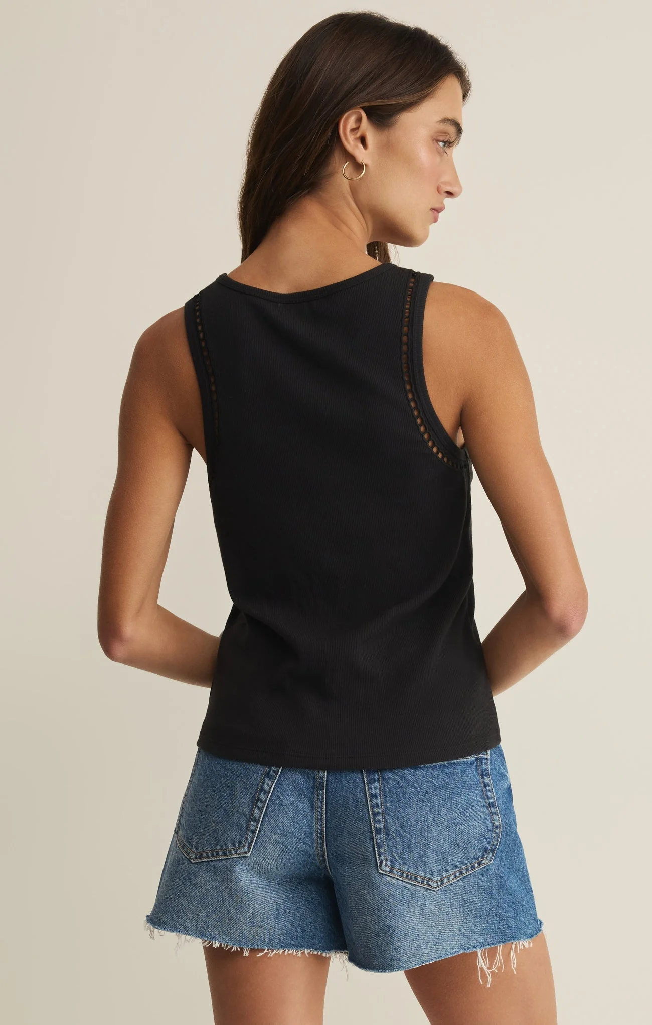 Z-Supply Women's Boa Rib Tank - Black - Image 2