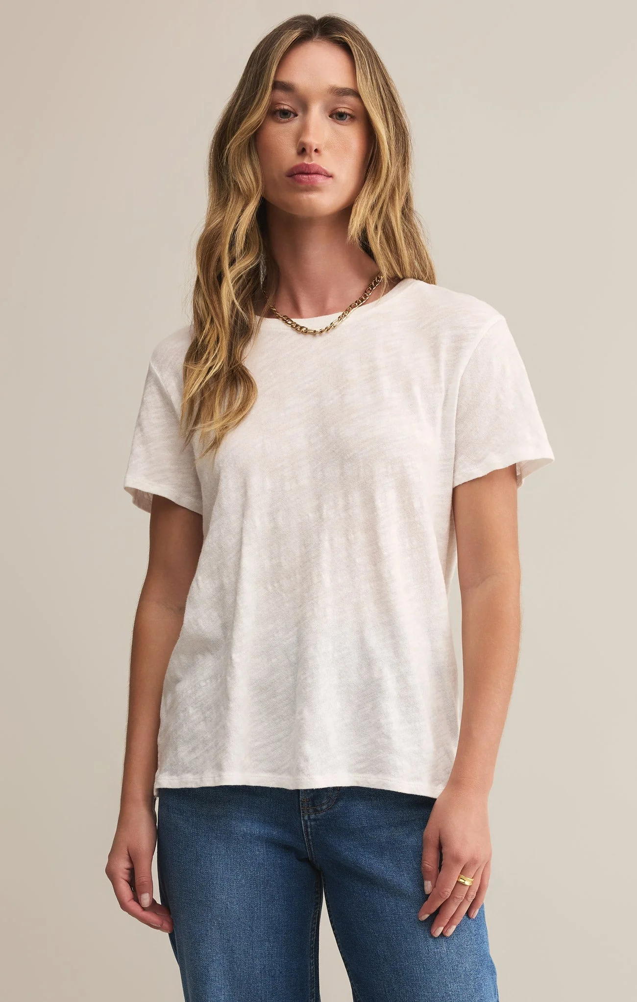 Z-Supply Women's Foundation Slub Tee - White