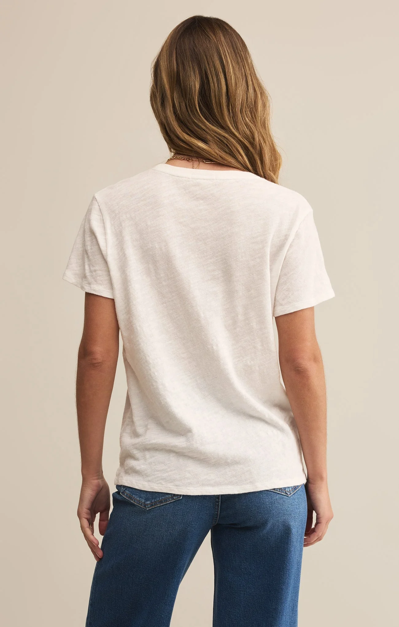 Z-Supply Women's Foundation Slub Tee - White - Image 2
